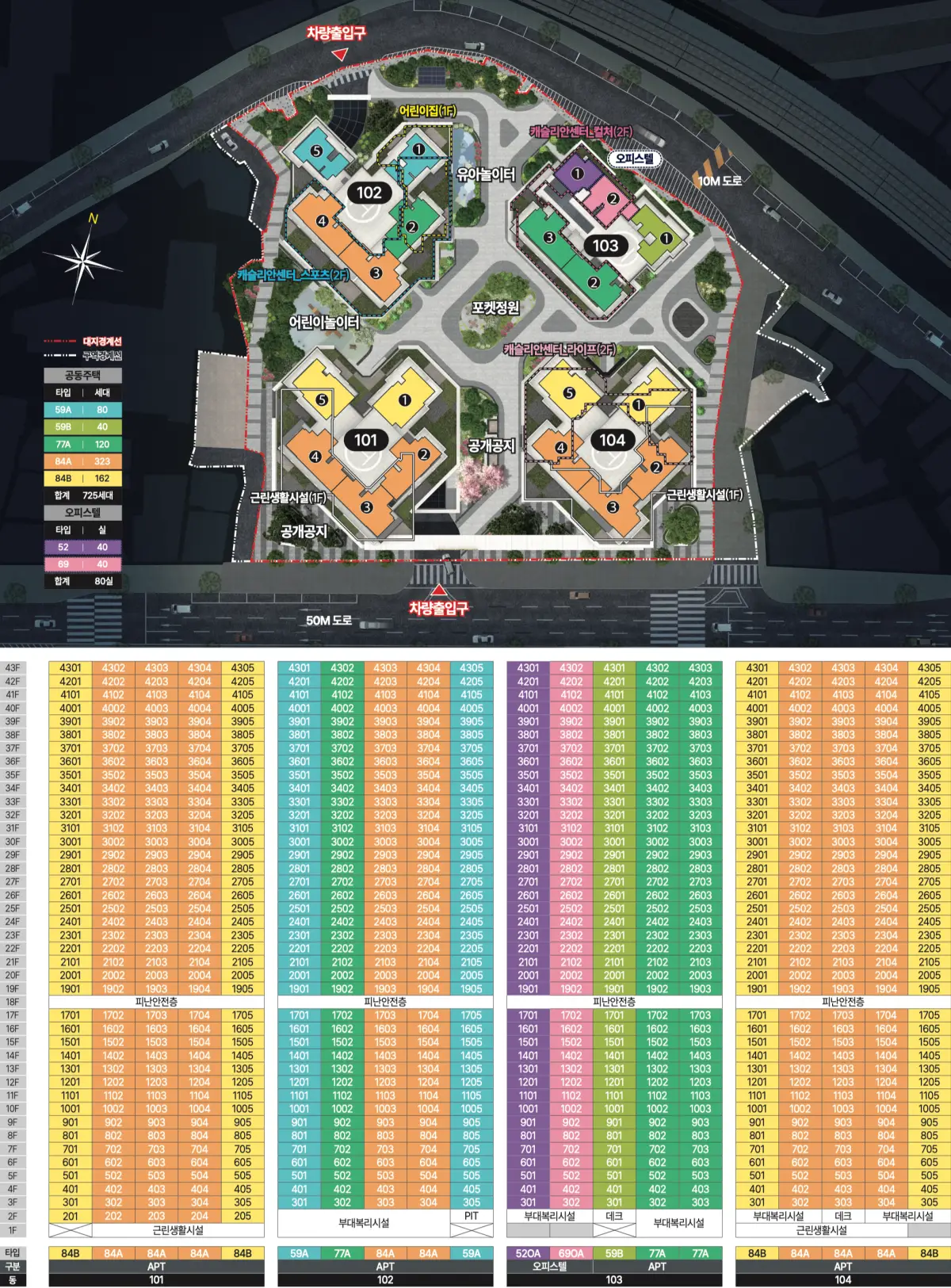 단지배치도